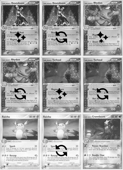 EX: Team Magma vs Team Aqua Printable Master and Complete Set Binder Placeholders + Checklist (Digital Download)