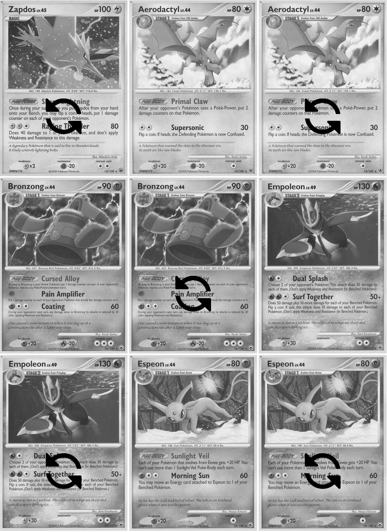 Diamond & Pearl: Majestic Dawn Printable Master and Complete Set Binder Placeholders + Checklist (Digital Download)