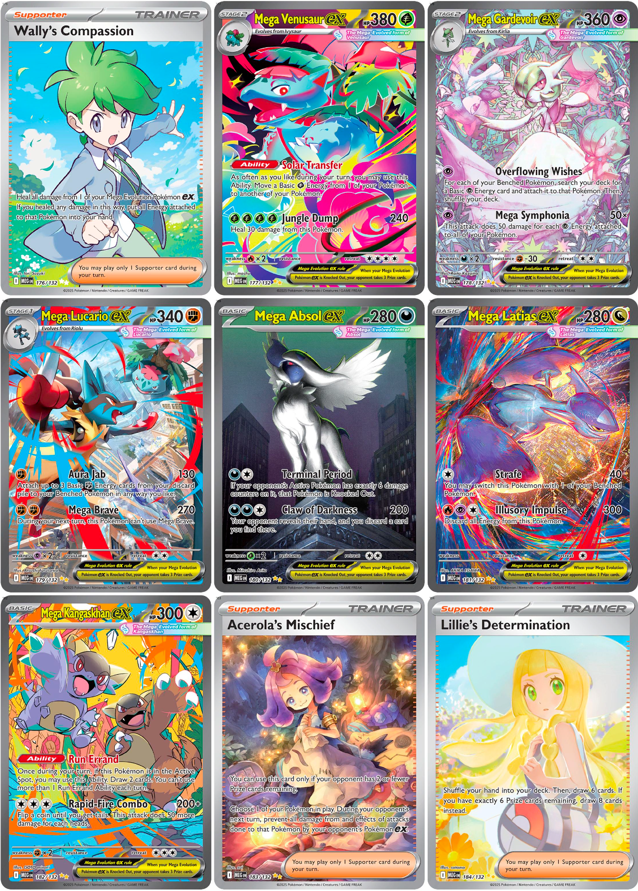 Mega Evolution: Base Set Printable Master and Complete Set Binder Placeholders + Checklist (Digital Download)