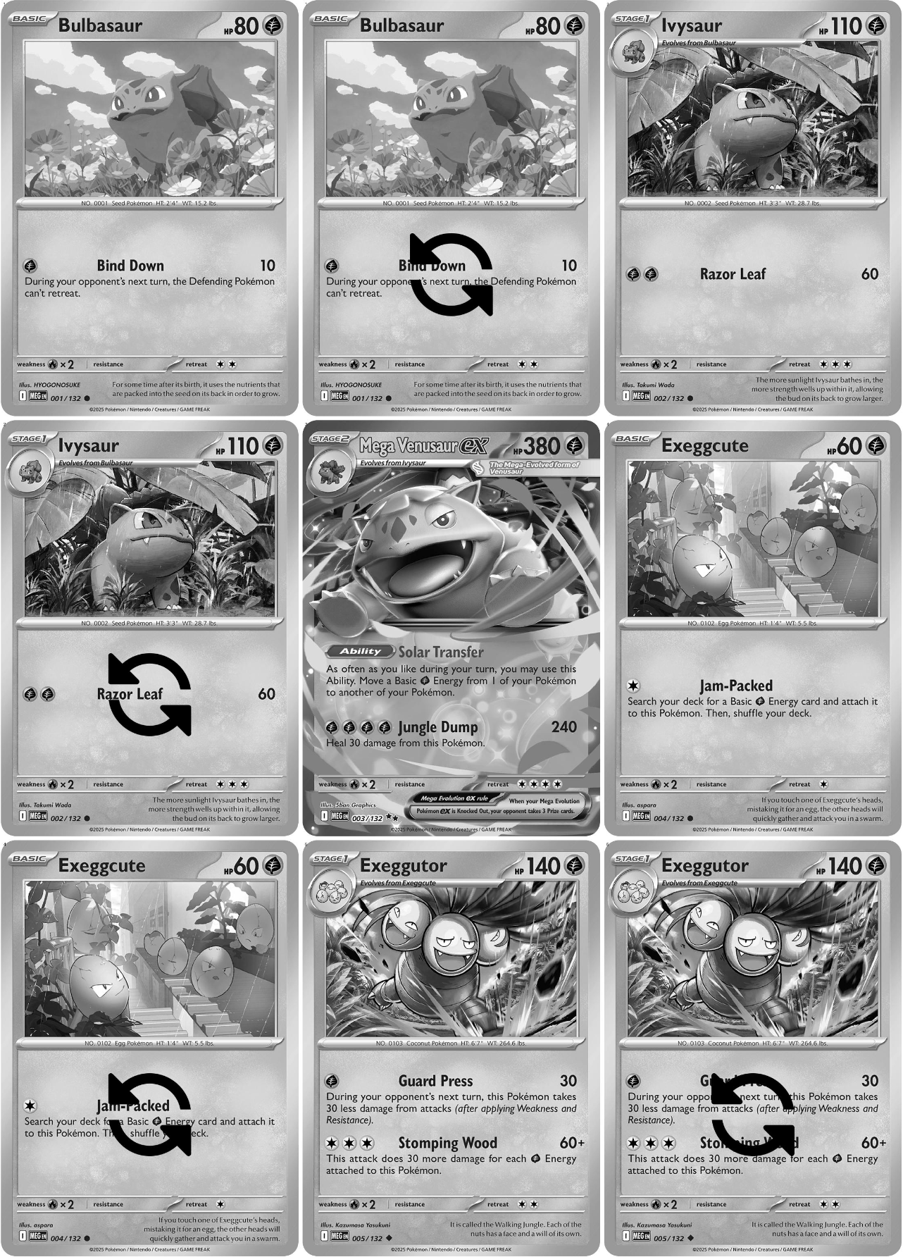 Mega Evolution: Base Set Printable Master and Complete Set Binder Placeholders + Checklist (Digital Download)