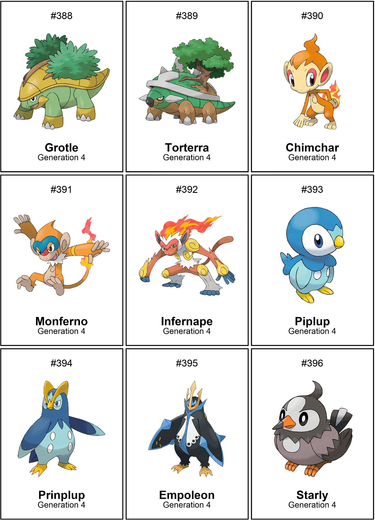 Pokémon National Pokédex 1025: Printable Binder Pages & Placeholders