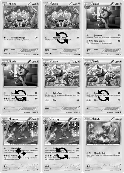 Black & White: Next Destinies Printable Master and Complete Set Binder Placeholders + Checklist (Digital Download)