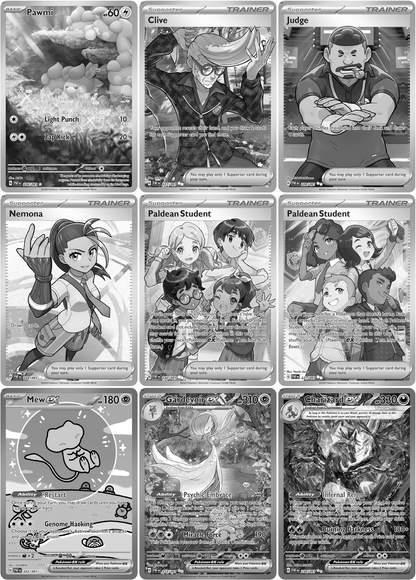 Scarlet & Violet: Paldean Fates Printable Master and Complete Set Binder Placeholders + Checklist (Digital Download)