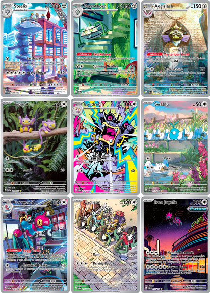 Scarlet & Violet: Paradox Rift Printable Master and Complete Set Binder Placeholders + Checklist (Digital Download)