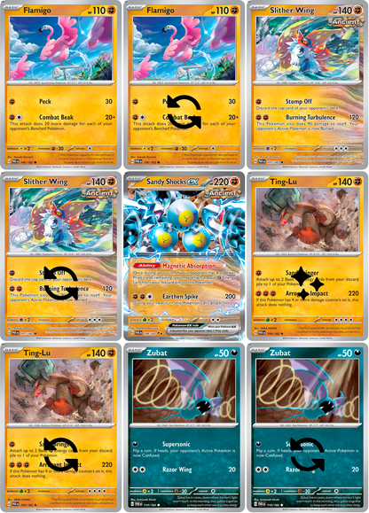 Scarlet & Violet: Paradox Rift Printable Master and Complete Set Binder Placeholders + Checklist (Digital Download)