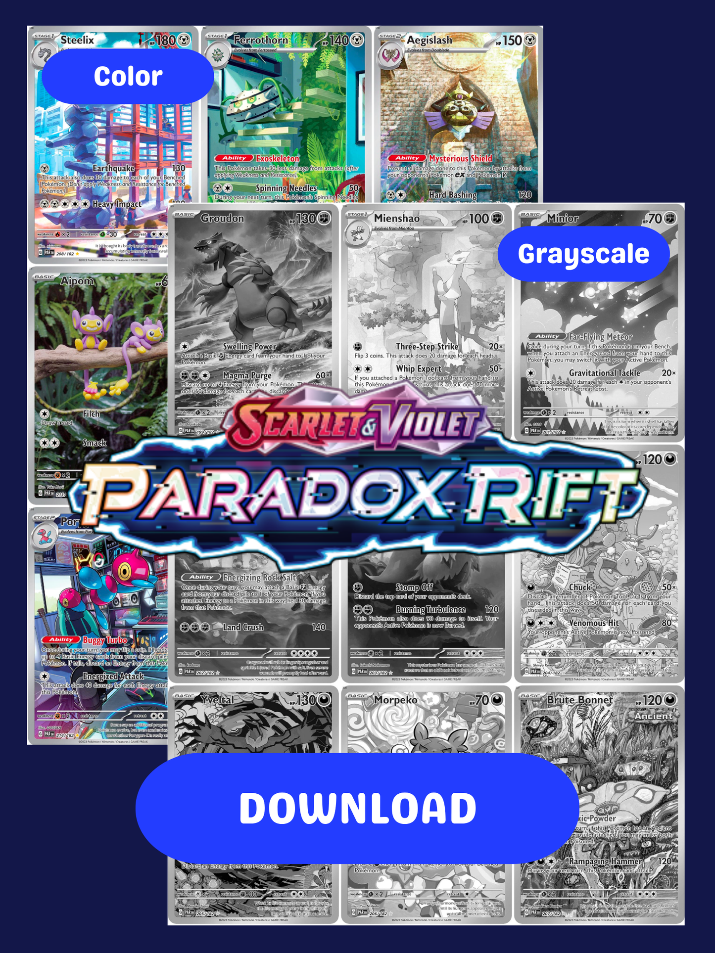 Scarlet and Violet Sets Ultimate Edition: All Scarlet & Violet Master and Complete Sets Binder Placeholders + Checklist (Digital Download)