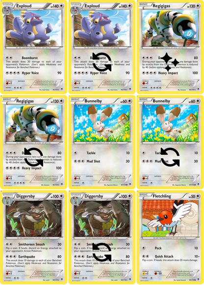 XY: Phantom Forces Printable Master and Complete Set Binder Placeholders + Checklist (Digital Download)