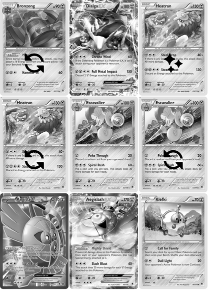 XY: Phantom Forces Printable Master and Complete Set Binder Placeholders + Checklist (Digital Download)