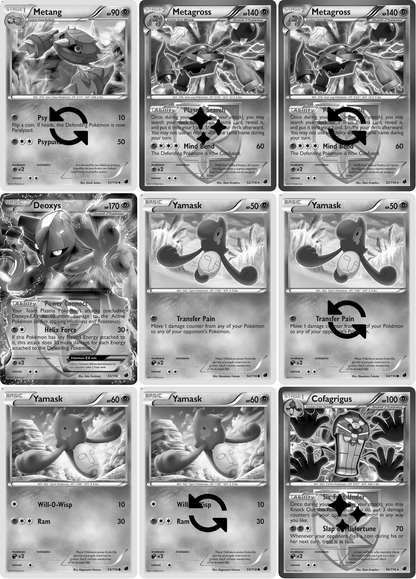 Black & White: Plasma Freeze Printable Master and Complete Set Binder Placeholders + Checklist (Digital Download)