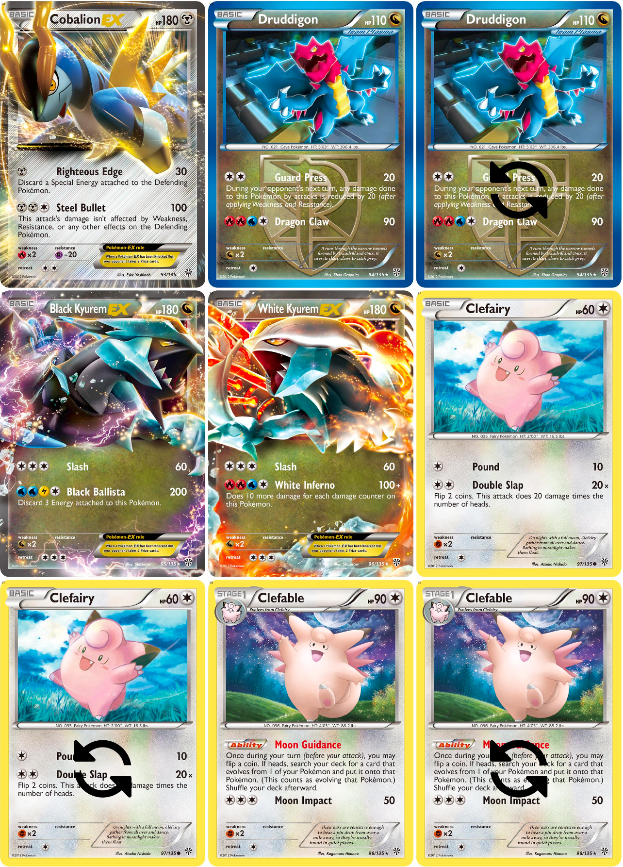 Black & White: Plasma Storm Printable Master and Complete Set Binder Placeholders + Checklist (Digital Download)