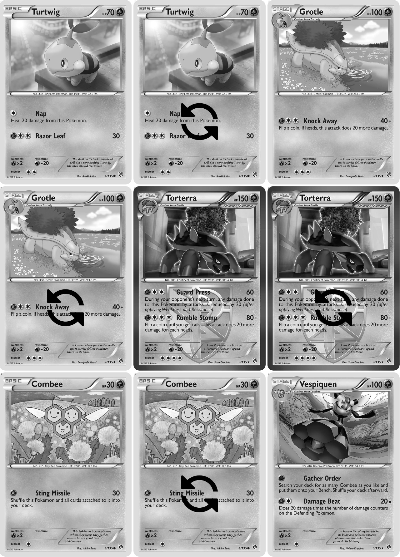 Black & White: Plasma Storm Printable Master and Complete Set Binder Placeholders + Checklist (Digital Download)
