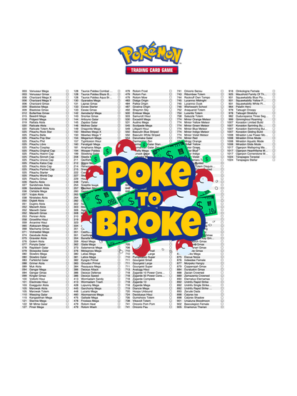 Pokémon National Pokédex Add-On: Regional Forms & Evolutions Printable Binder Pages