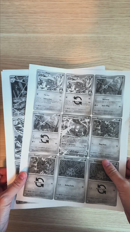 Mega Evolution: Chaos Rising Printable Master and Complete Set Binder Placeholders + Checklist Digital Download