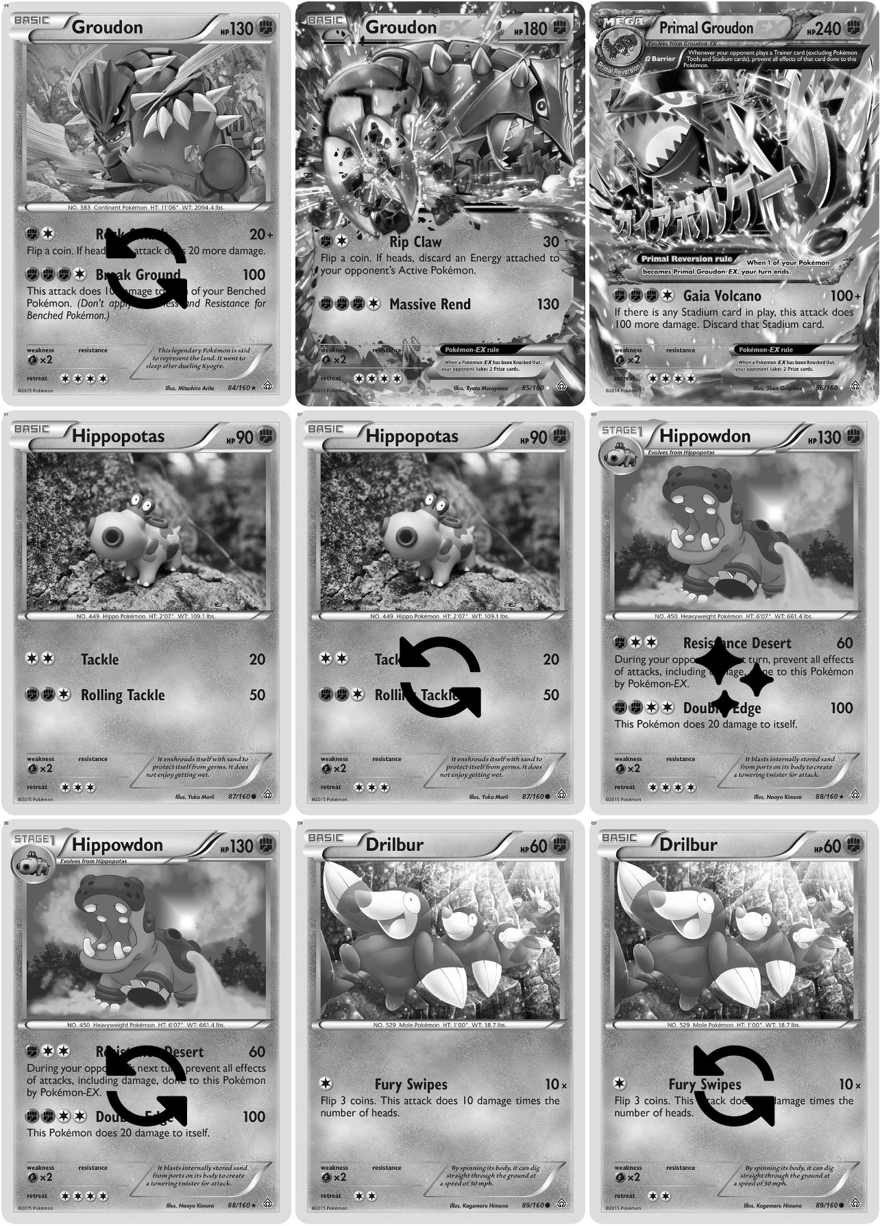 XY: Primal Clash Printable Master and Complete Set Binder Placeholders + Checklist (Digital Download)