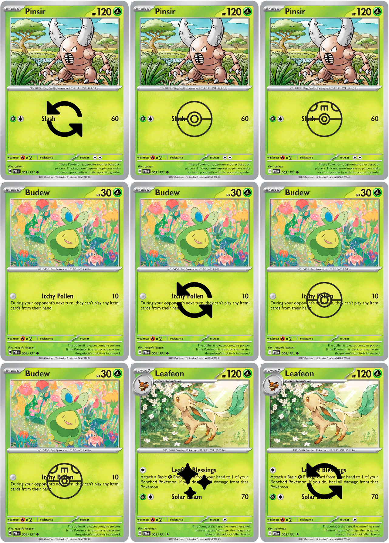 Scarlet & Violet: Prismatic Evolutions Printable Master and Complete Set Binder Placeholders + Checklist (Digital Download)