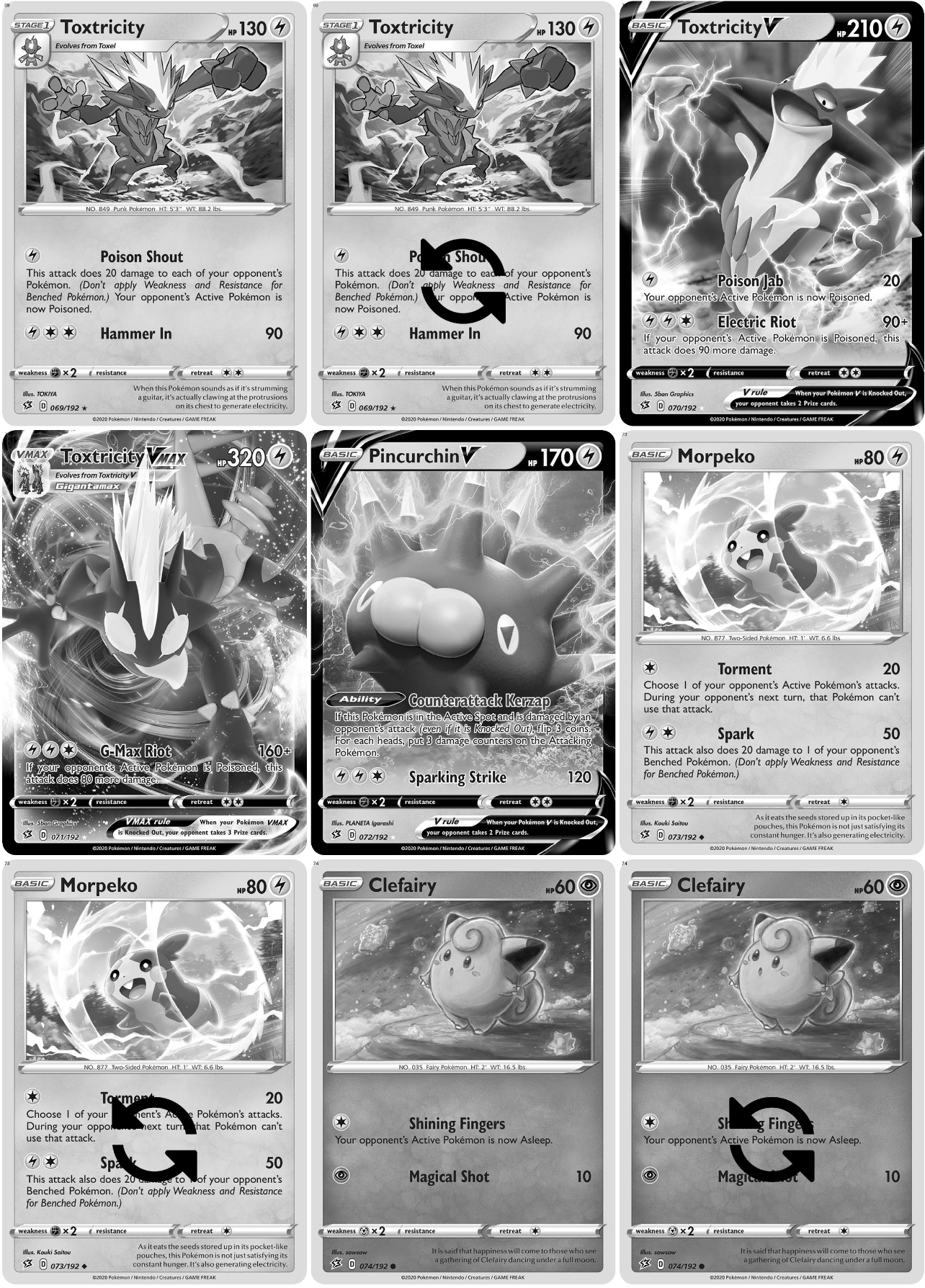 Sword & Shield: Rebel Clash Printable Master and Complete Set Binder Placeholders  + Checklist (Digital Download)