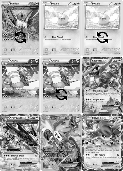 XY: Roaring Skies Printable Master and Complete Set Binder Placeholders + Checklist (Digital Download)