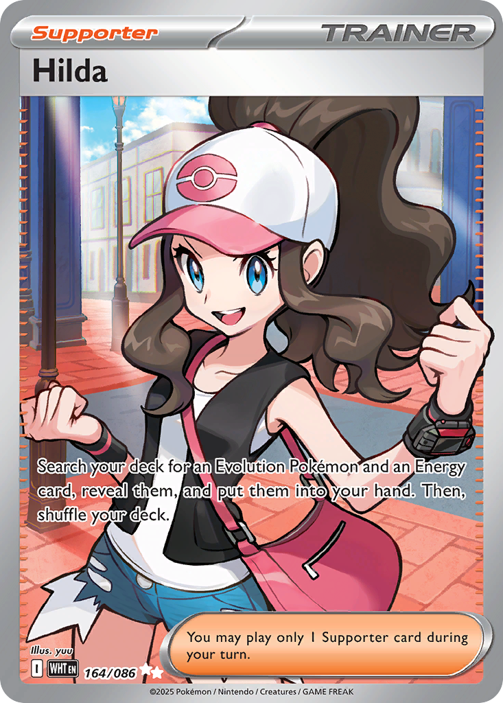Hilda Pokémon Card 164/086 from White Flare