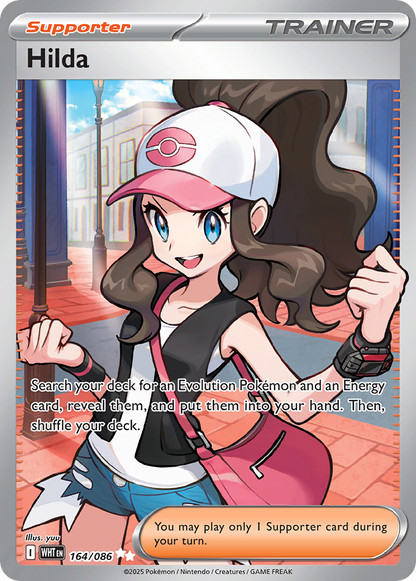 Hilda Pokémon Card 164/086 from White Flare
