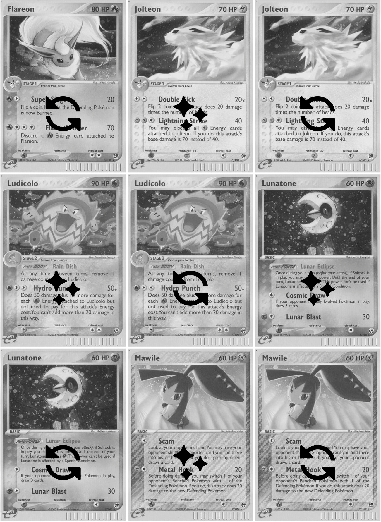 EX: Sandstorm Printable Master and Complete Set Binder Placeholders + Checklist (Digital Download)