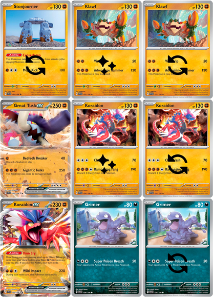 Scarlet & Violet: Base Set Printable Master and Complete Set Binder Placeholders + Checklist (Digital Download)