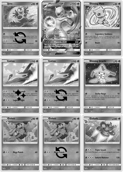 Sun & Moon: Shining Legends Printable Master and Complete Set Binder Placeholders + Checklist (Digital Download)