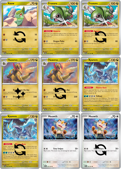 Scarlet & Violet: Shrouded Fable Printable Master and Complete Set Binder Placeholders + Checklist (Digital Download)