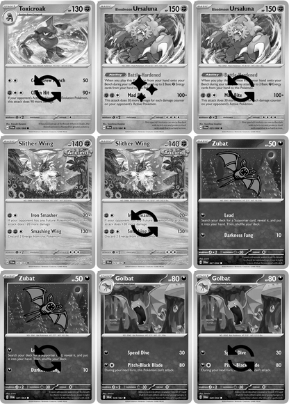 Scarlet & Violet: Shrouded Fable Printable Master and Complete Set Binder Placeholders + Checklist (Digital Download)