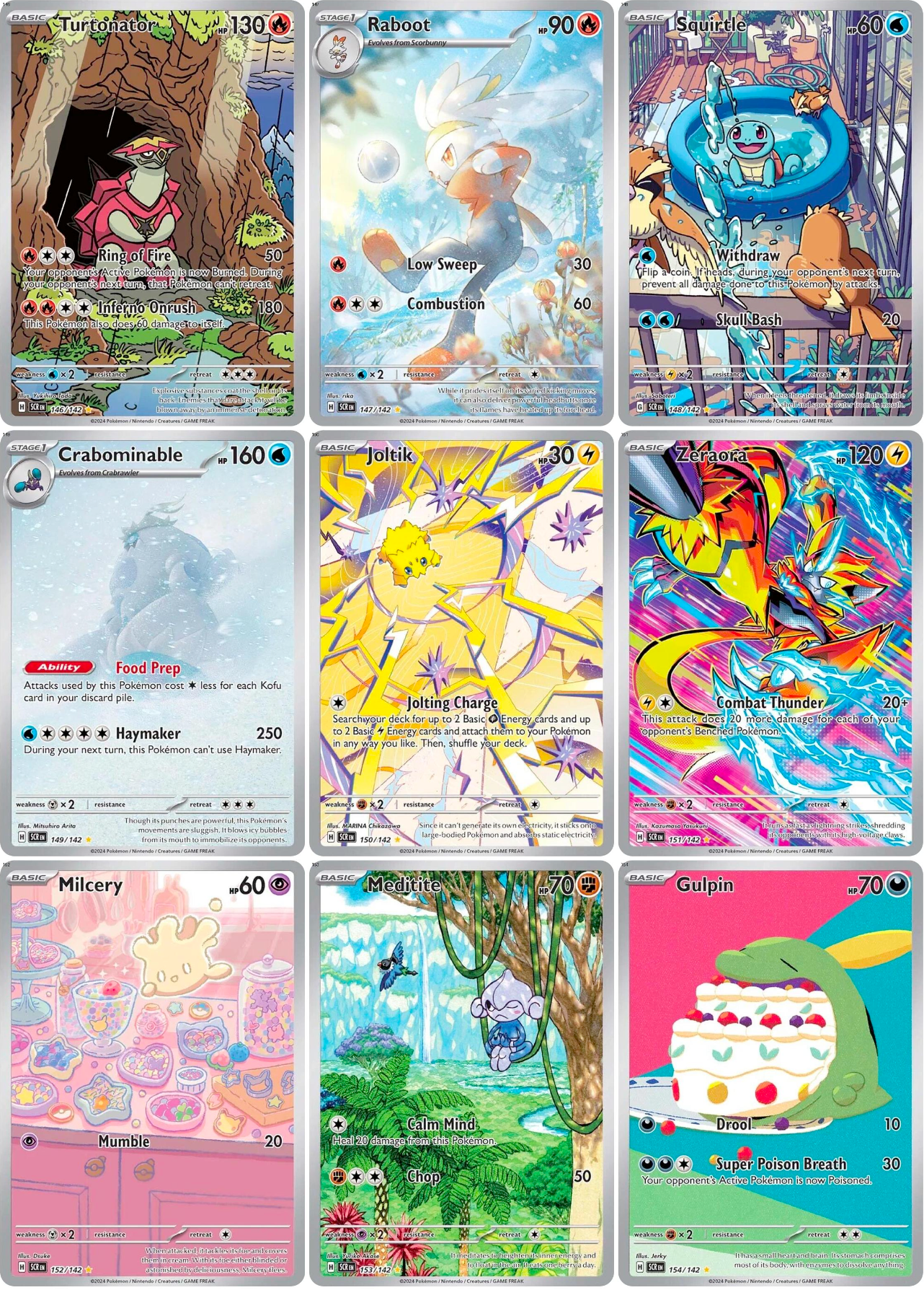 Scarlet & Violet: Stellar Crown Printable Master and Complete Set Binder Placeholders + Checklist (Digital Download)