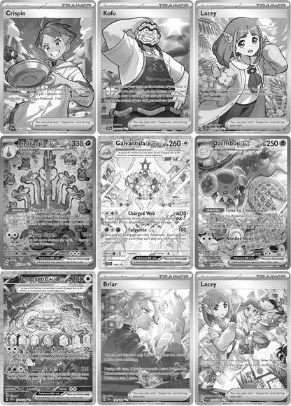 Scarlet & Violet: Stellar Crown Printable Master and Complete Set Binder Placeholders + Checklist (Digital Download)