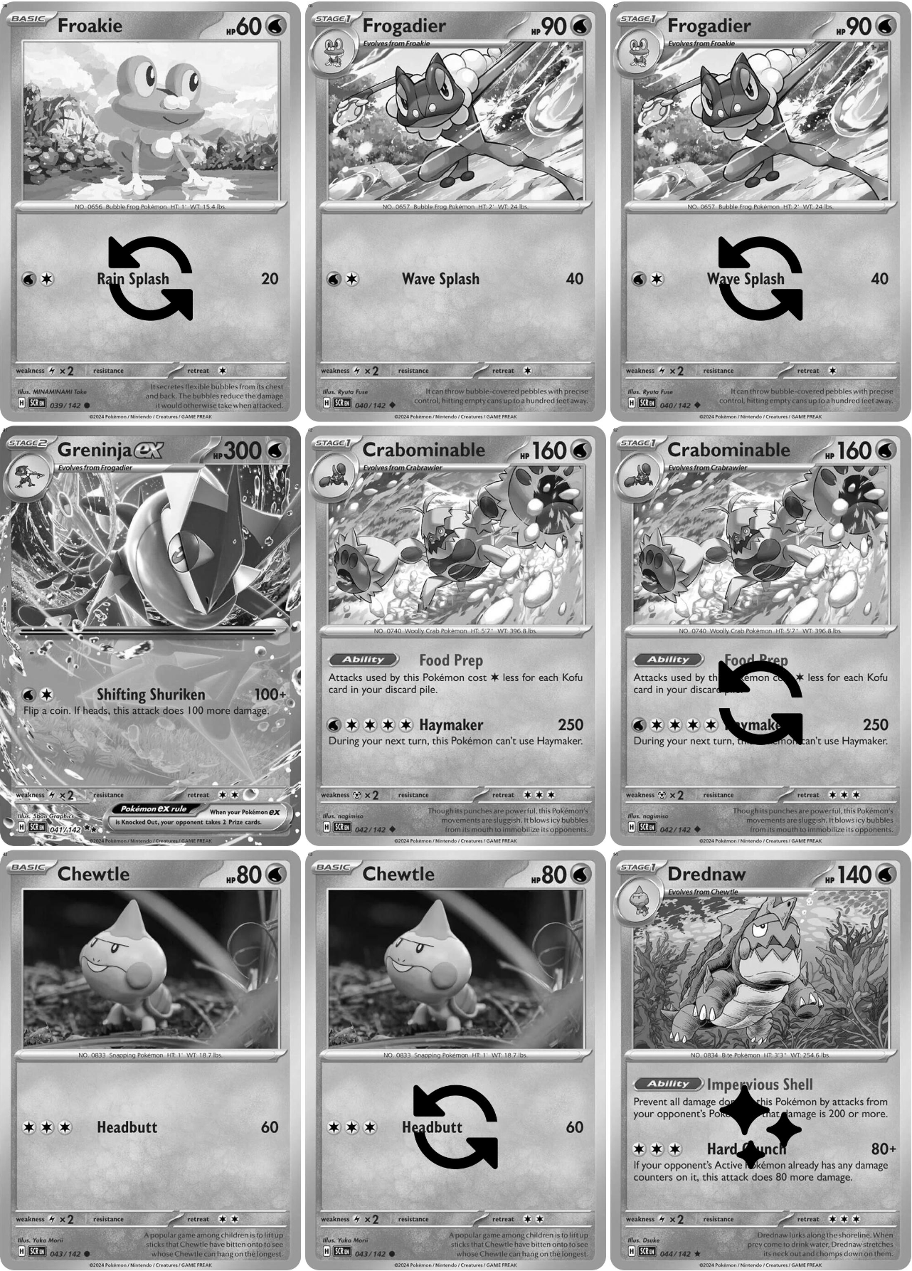 Scarlet & Violet: Stellar Crown Printable Master and Complete Set Binder Placeholders + Checklist (Digital Download)