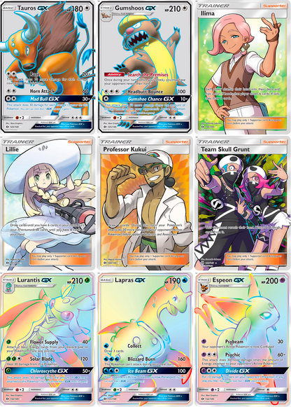 Sun & Moon: Base Set Printable Master and Complete Set Binder Placeholders + Checklist (Digital Download)