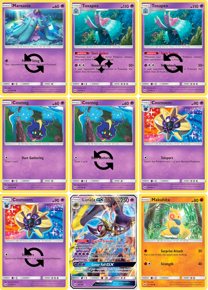 Sun & Moon: Base Set Printable Master and Complete Set Binder Placeholders + Checklist (Digital Download)