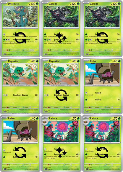 Scarlet & Violet: Surging Sparks Printable Master and Complete Set Binder Placeholders + Checklist (Digital Download)