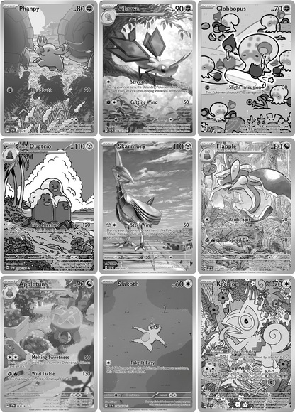 Scarlet & Violet: Surging Sparks Printable Master and Complete Set Binder Placeholders + Checklist (Digital Download)