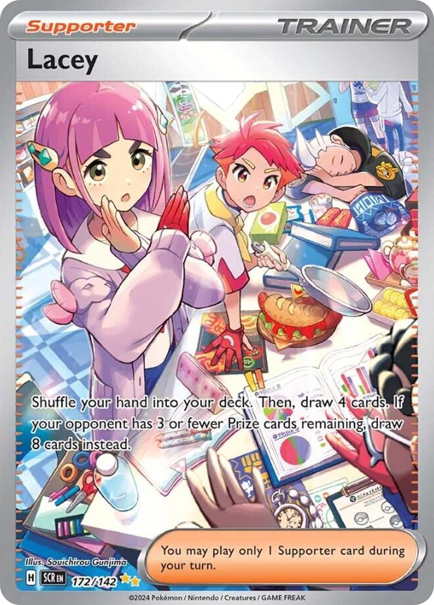 Lacey Pokémon Card 172/142 from Stellar Crown