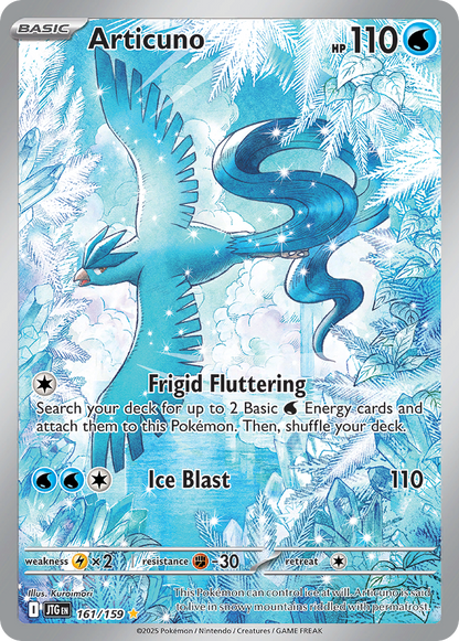 Articuno Pokémon Card 161/159 from Journey Together
