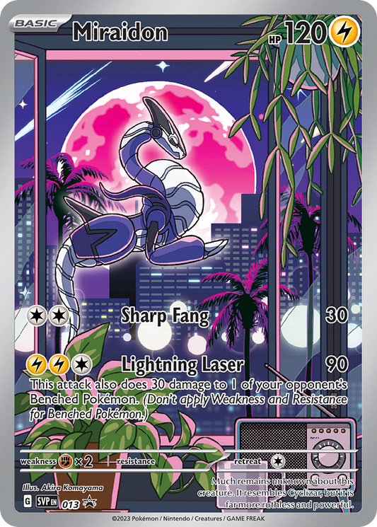 Miraidon Pokémon Card 013/215 from Scarlet & Violet Black Star Promos
