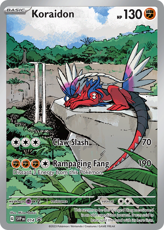 Koraidon Pokémon Card 014/215 from Scarlet & Violet Black Star Promos