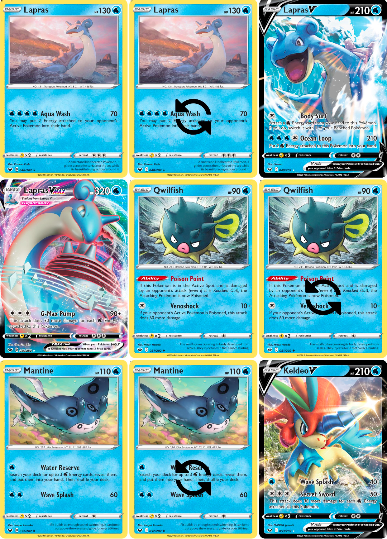 Sword & Shield: Base Set Printable Master and Complete Set Binder Placeholders + Checklist (Digital Download)