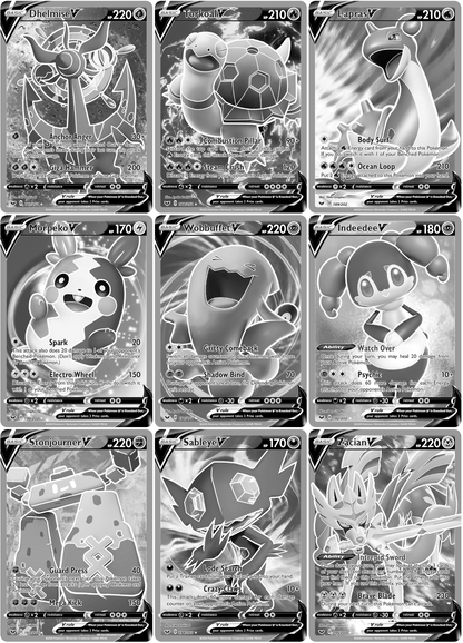 Sword & Shield: Base Set Printable Master and Complete Set Binder Placeholders + Checklist (Digital Download)