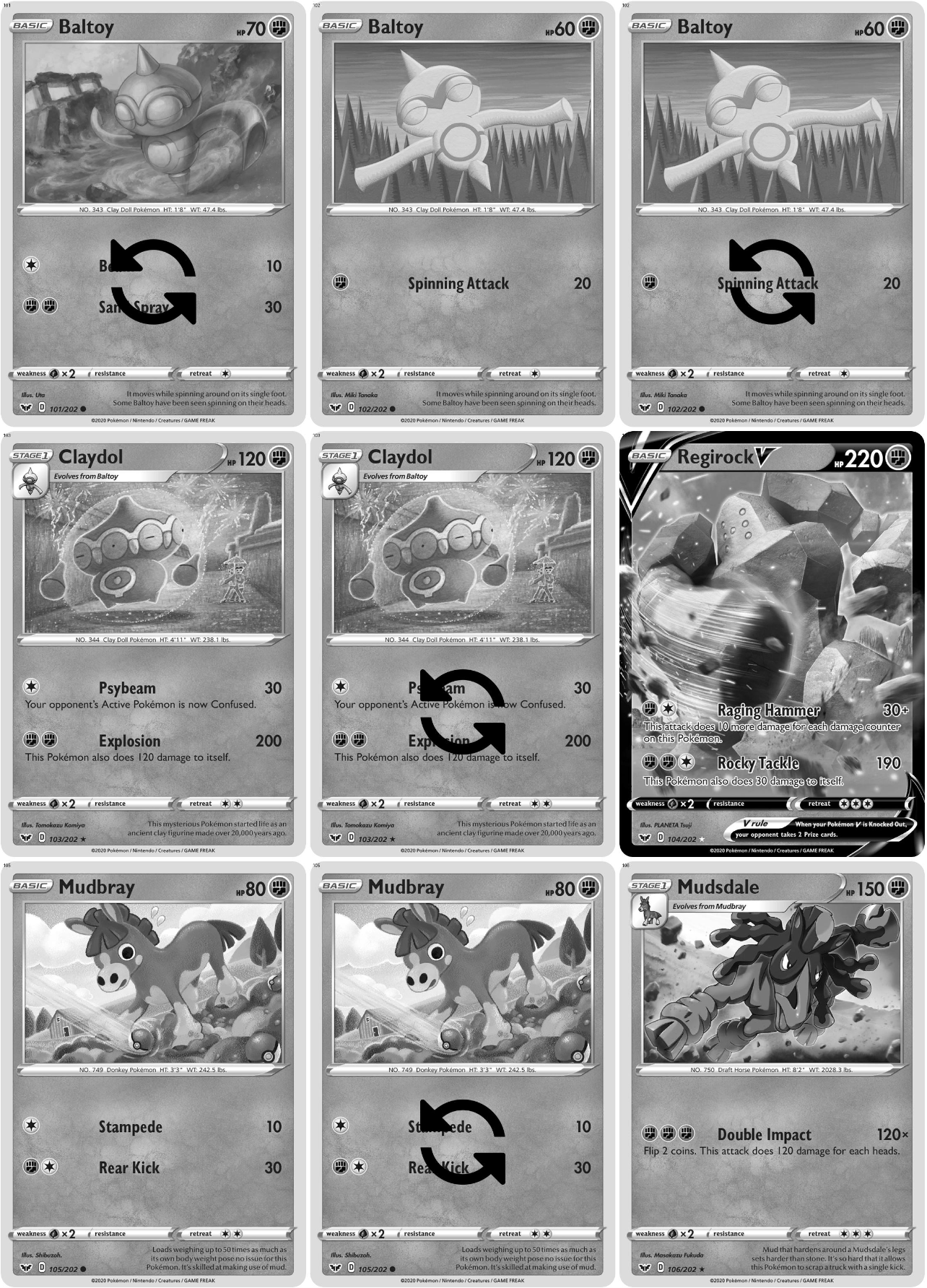 Sword & Shield: Base Set Printable Master and Complete Set Binder Placeholders + Checklist (Digital Download)