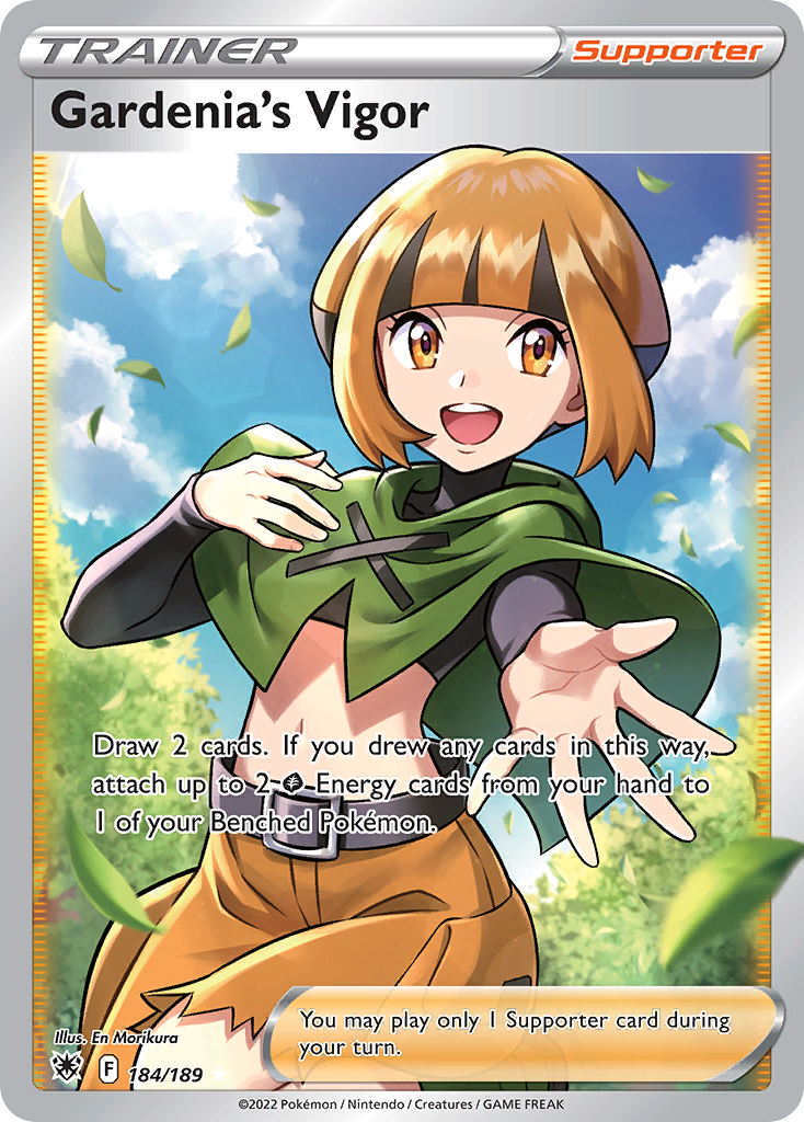 Gardenia's Vigor Pokémon Card 184/189 from Astral Radiance