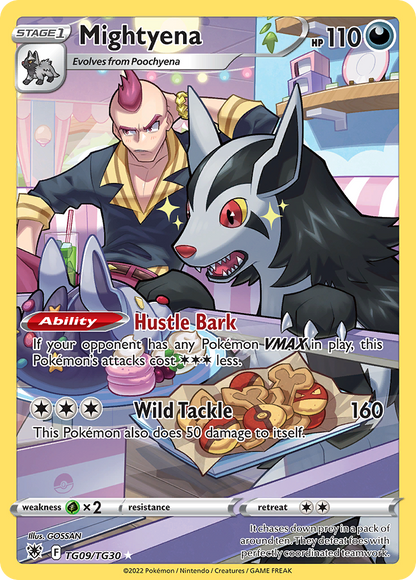 Mightyena Pokémon Card TG09/030 from Astral Radiance Trainer Gallery