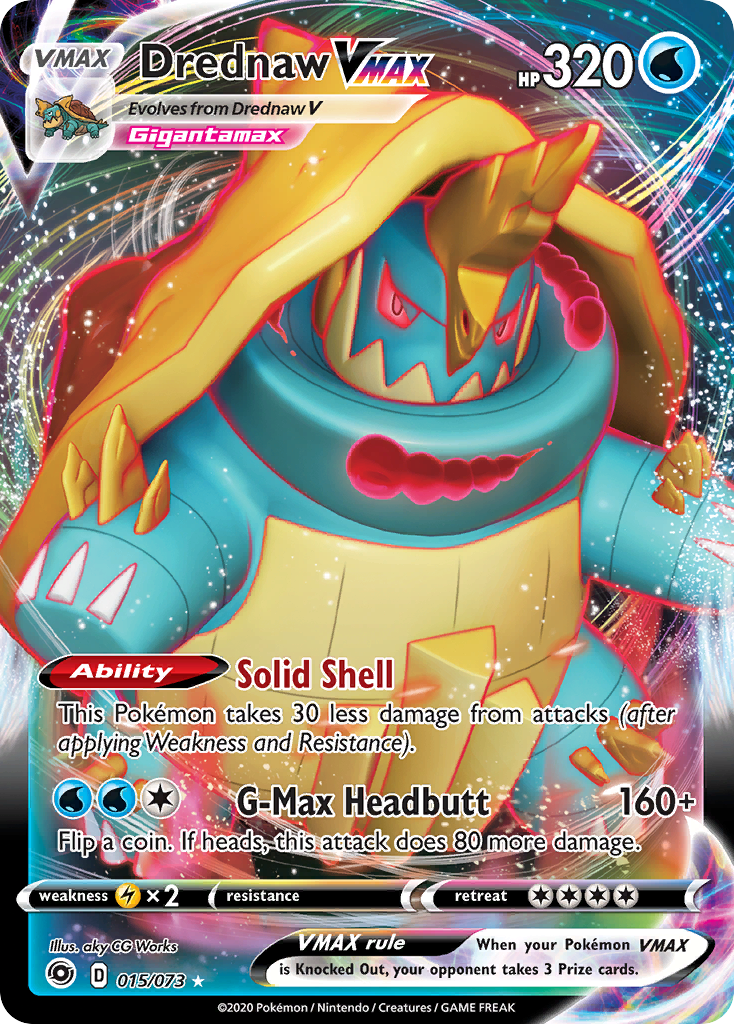 Drednaw VMAX Pokémon Card 015/073 from Champion's Path