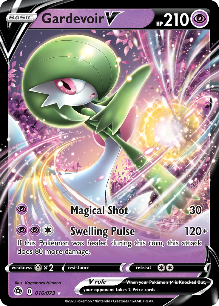 Gardevoir V Pokémon Card 016/073 from Champion's Path