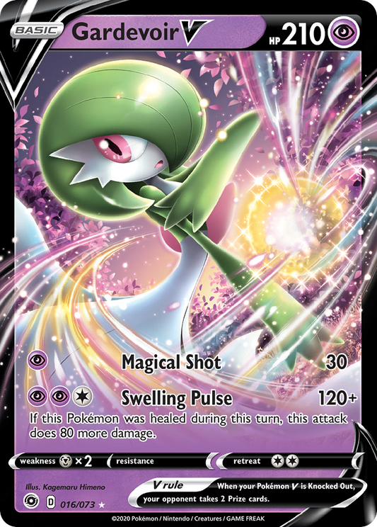 Gardevoir V Pokémon Card 016/073 from Champion's Path
