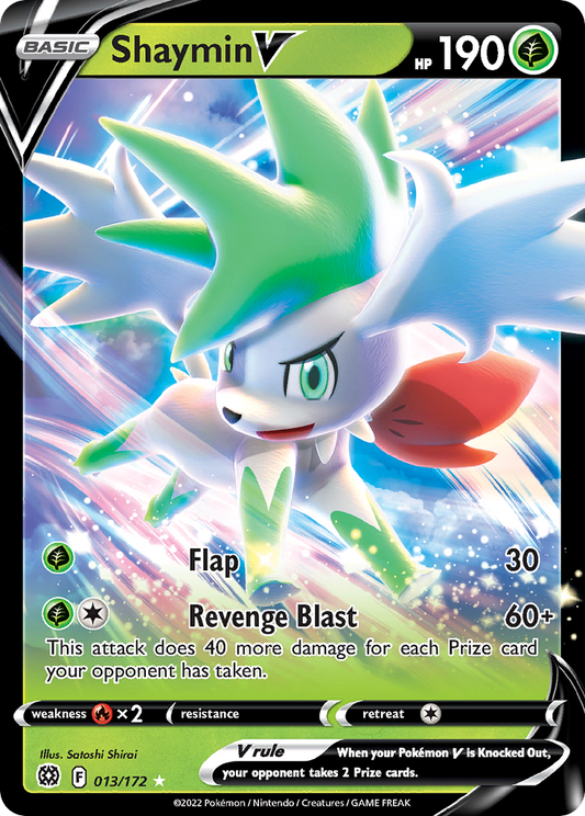 Shaymin V Pokémon Card 013/172 from Brilliant Stars