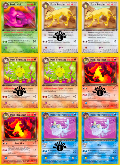 Base: Team Rocket Printable Master and Complete Set Binder Placeholders + Checklist (Digital Download)