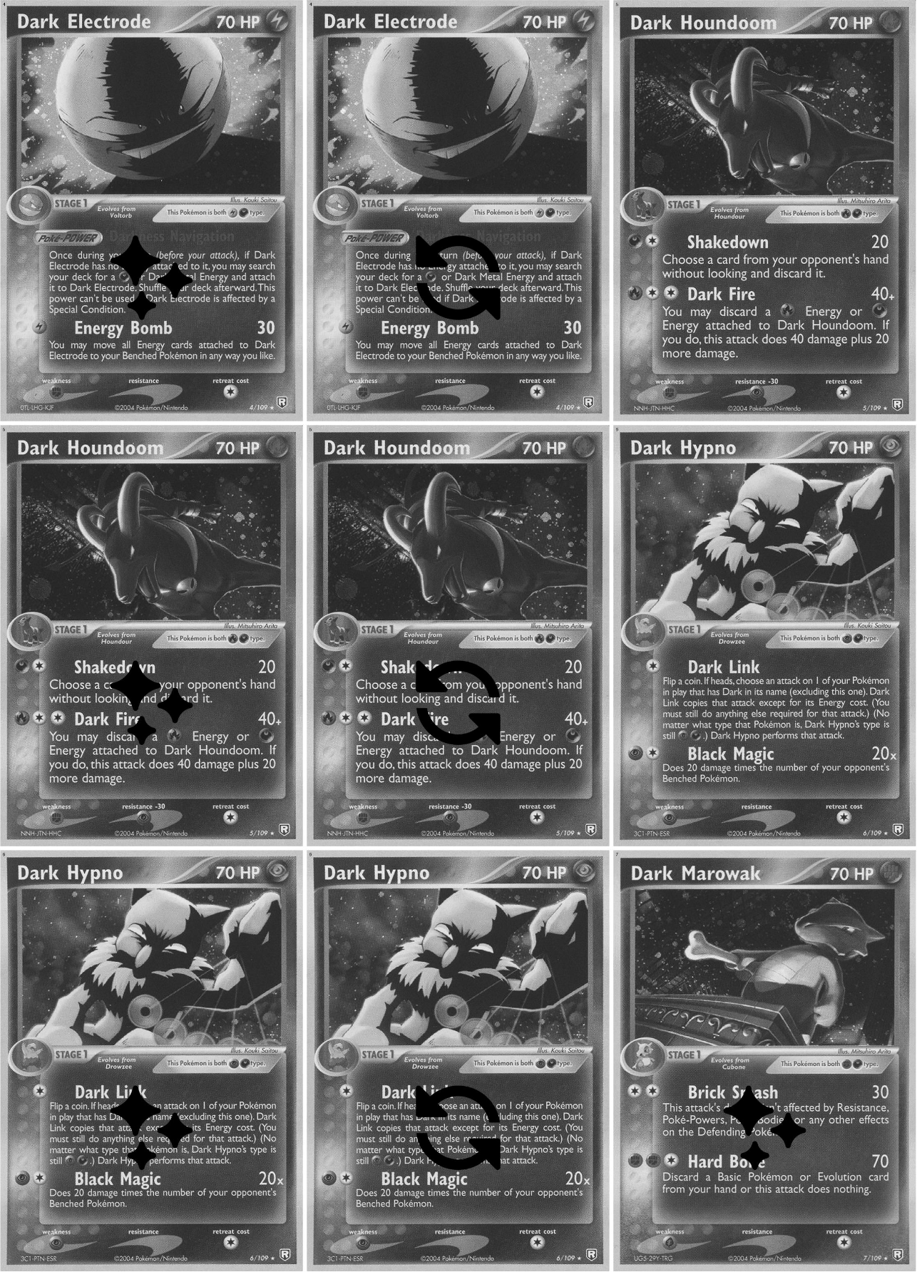 EX: Team Rocket Returns Printable Master and Complete Set Binder Placeholders + Checklist (Digital Download)